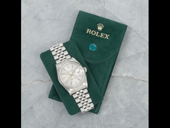 Rolex Datejust 36 Argento Jubilee Silver Lining Dial  Watch  16234 